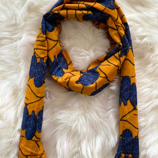 Écharpe foulard imprimé Wax